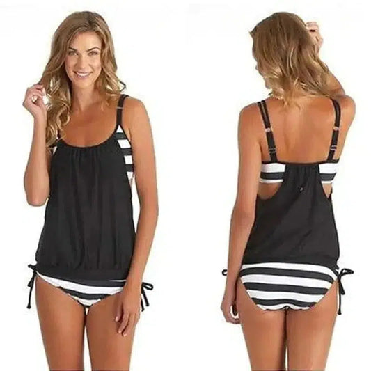 Cheky - Ladies Popular Casual Striped One-piece Bikini